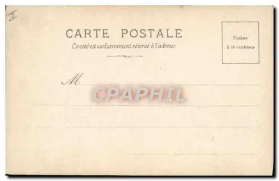Wieczór w porcie Camaret (Finistère) — Salon 1901 — E. Boullé — seria S.N.17 — Rewers