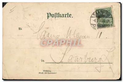 Jeune femme assise — scène intérieure avec ventilateur — Collection Parisienne, n° 1200 — Verso