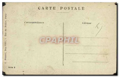 Deux femmes nues sur un balancier — scène de studio — L. Dupont, Imp.-Edit., 1 Rue du Heller, Paris, Série 3 — Achterkant