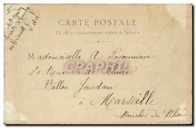Le Creusot — A Caserne — B. F. Chalon-sur-Saône, n°6 — Verso