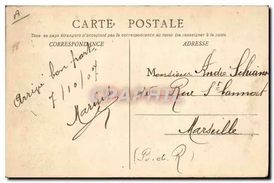 UZÈS — Die Kasernen — R.F. CHALU — Rückseite
