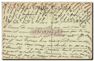 Perpignan — Intérieur des Nouvelles Casernes du 24e Colonial — J. Fau, éditeur, Perpignan — Verso