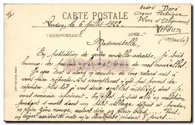 Verdun — Caserne d'Anthouard — Vigé Paris n° 65 — Verso