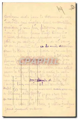 Lille - Caserne Kléber — entrada com guardas e edifícios — Verso