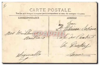 A Cidadela — Apresentação da Bandeira — O. Hacquet, fot.-edit., Amiens, n°71 — Verso