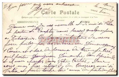 Avignone — Caserma di Chabran, occupata dal 58° di Fanteria — Edizione N.G. — Verso