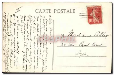 Grenoble — A caserna de Artilharia — B. & B. — Verso