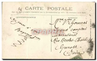 O "IÉNA" — cruzador da Marinha Militar Francesa — editor não identificado — Verso