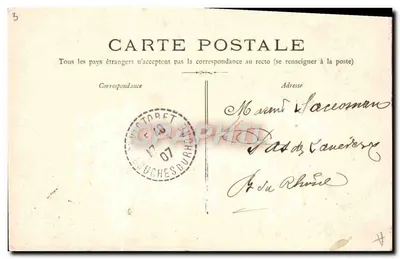 Bateau de guerre français — IÉNA — Marine Française, cuirassé d'escadre — n°326 — Achterkant