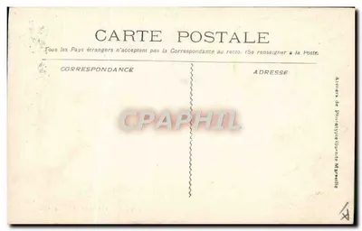 Le "IÉNA" — crucero de la Marina Militar Francesa — editor A. V. de Provençal (Grande Marseille) — Reverso