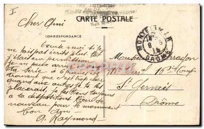 Montélimar — Teatr — Pap. Chapuis, Montélimar — Rewers
