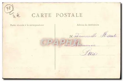 Castelo de Dampierre (S.-et-O.) — Lado do Meio-Dia — A. Bourdier, imp.-edit., Versailles — Verso