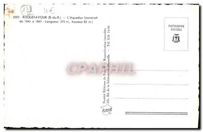 Roquefeuil — O Aqueduto — Éditions de la Libération, Marselha — Verso