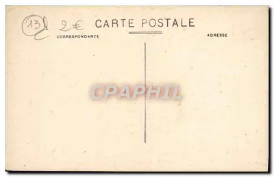 Ruínas do Castelo de Montmajour — Arredores de Arles — Bilhete postal moderno n°302 — Verso
