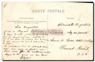 Riom, a Maison Centrale — Fuy-de-Dôme — 187 — Verso