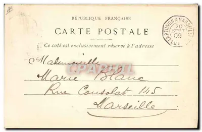 Sainte-Marie - więzien centralne — Foto ateliers Baudouin Marsylia, nr 4 — Rewers