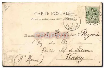 Remiremont — Interior de la prisión — Imp. Ad Weick, Saint-Dié (Depósito) N° 4720 — Reverso