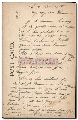 Sailor and Woman — 'Why aren't you in the Army?' — Dawson Wood, No. 1592 — Verso