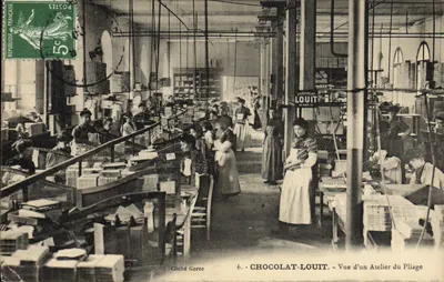 Chocolat-Louit — Vista de uma Oficina de Empacotamento — Gliché Gorce