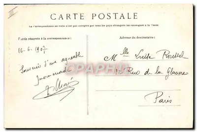 Moret-sur-Loing - Casa Antiga (Sucré d'Orge das Religiosas de Moret) — Editor F. Tition, n°5 — Verso