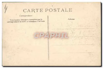 Powodzie 1910 — Maisons-Alfort — Widok z Gare — Rewers