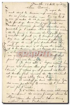 Grenoble - Sport invernali - Lo Sci — E. Reynaud Editore, n° 2425 — Verso