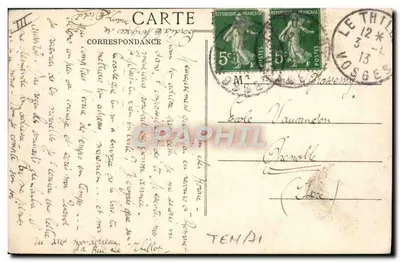 Ballon d'Alsace — Perdus dans les Neiges — éditeur A. et H. C. n° 8040 — Rewers