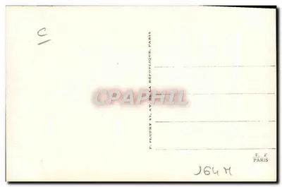 Locomotiva francesa — Tipo Mikado n°141.050 — Editor F. Pleurey, Paris — Verso