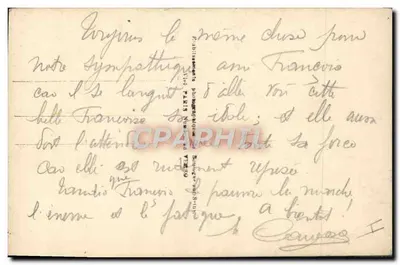 Soldaat en vrouw — studio scène — DIX 1290b — Achterkant