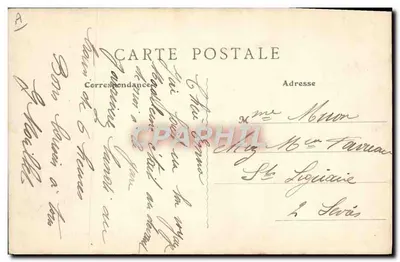 Parthenay — 52 — Caserne e Terreno de Manobras — E. Cordier, editor, Parthenay — Verso