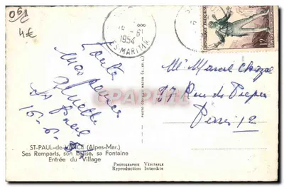 Wejście do Wsi — ST-PAUL-de-VELLÈNE (Alpes-Maritimes) — Fotograf RIMY — Rewers