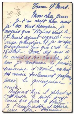 Saint-Paul (Ardèche) — Ogólny widok — wydawca A-M, nr 14 — Rewers