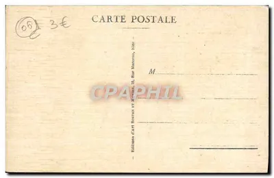 Cap-Martin — Widok na Roquebrune RM — Wydawnictwo Art Rostan i Marceau — Rewers