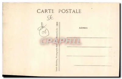 Côte-d'Azur — A Principalidade de Mônaco vista do Vistaéro ao pôr do sol — Louis Mathieu, Monte-Carlo, n° 3522 — Verso