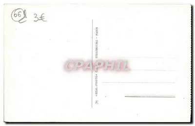 Cabo Martin e Fronteira Italiana — vista da Turbie — G.A. Real-Photo, Strasbourg — Verso