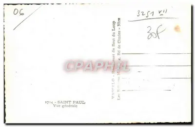 सेंट-पॉल (अल्प्स-मेरिटीम) — सामान्य दृश्य — वासालो, निस — पीछे