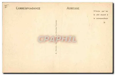 La Chatre (Indre) — A Prisão e a Fonte Santa Radegonda — A. Bourg, editor — Verso
