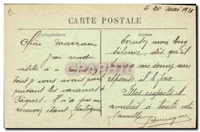 Craponne-sur-Arzon — O Donjon ou a Torre Quadrada da Torre do Relógio — Le Velay Illustré n°396 — Verso