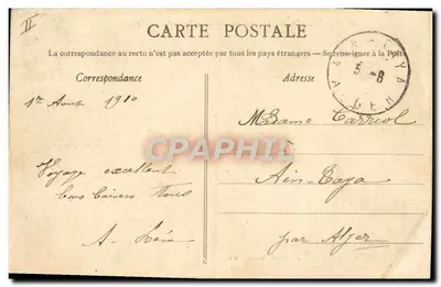 Thouars — El Castillo, casa de fuerza desde 1871 — Dardot-Berry, Louhans - 611 — Reverso