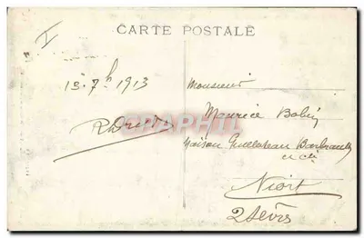 Carcere de Philippe de Comines — O Donjon — Indre-et-Loire 378 — M.T. I.L. — Verso