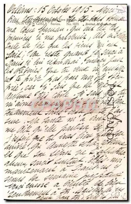 Krankenschwester der Roten Kreuz — Serie 'OUR OWN GIRLS' — British Manufacture, n°1023 — Rückseite