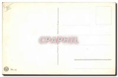 Navio a vela — mar agitado — STF No. 51 — Verso
