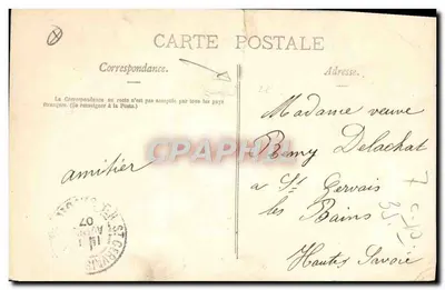 Une jeune femme se déshabillant — scène intime dans une chambre — éditeur R. B. (imprimé en bas à gauche) n° 12345 — Achterkant