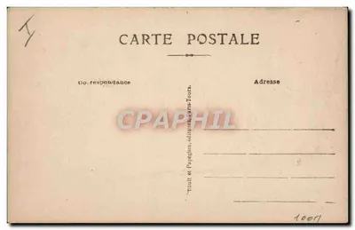 Apothéose de la Victoire — 14 Juillet 1919 — Le Général Pershing à la tête des troupes américaines. Éditeur : Tault et Papeglin, Tours. — Verso