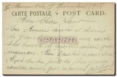 Os Abrigos do Soldado (União Franco-Americana) — Vista geral — Verso