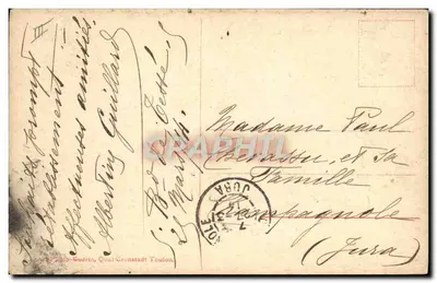 Toulon — Flota w manewrach — Wydawca: A. de 1910-Guérin, Quai Cronstadt Toulon, nr 10 — Rewers