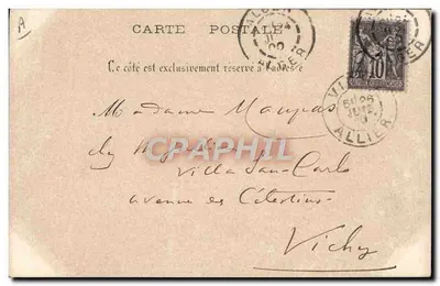 Angielski statek wojenny — Algésiras — Leroux Phot. Alger — Rewers