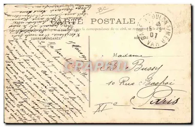 Toulon — Os Velhos Pontões Militares — Edição Galeries Modernes Toulon, n°4 — Verso