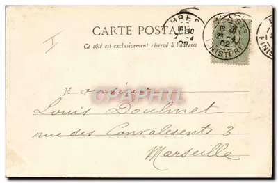 Mouillage de l'escadre au crépuscule — Grandes Manœuvres — A. Bougauti, Toulon-sur-Mer, n° 544 — Reverso