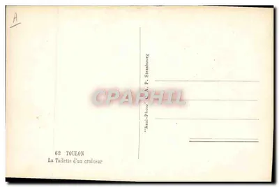 Toulon — Crociere — 'Reel-Photo' A. P. Strasbourg — Verso